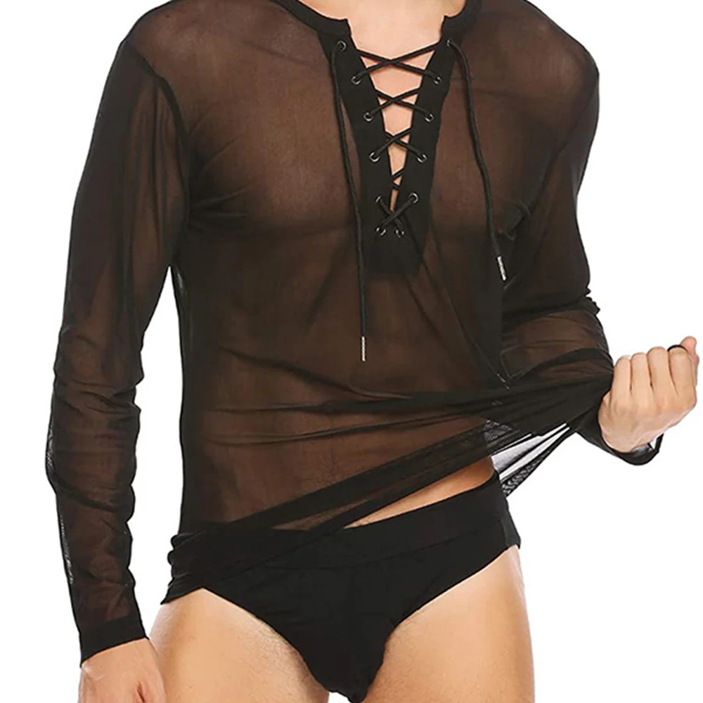 Men See Through Mesh Shirt Transparent Long Sleeve Lapel Collar Sexy Party Nightclub Shirts Tops Fashion Blouse Streetwear 2023 
Men See Through Mesh Shirt Transparent Long Sleeve Lapel Collar Sexy Party Nightclub Shirts Tops Fashion Blouse Streetwear 2023