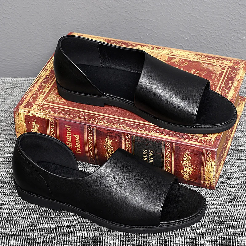 HCCHAO Men's Sandals Leather 2022 New Summer Leather Sandals Men's Trend Roman Casual Beach Shoes Men's Shoes Breathable Size 44
HCCHAO Men's Sandals Leather 2022 New Summer Leather Sandals Men's Trend Roman Casual Beach Shoes Men's Shoes Breathable Size 44