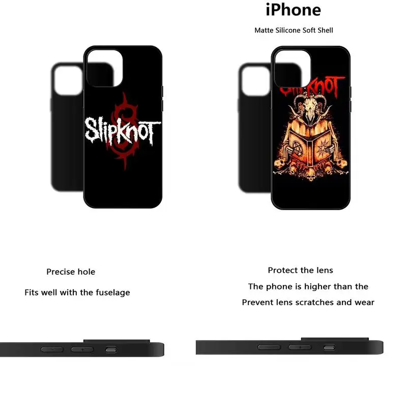 Slipknots-Rock Phone Case Shockproof Case Soft For Iphone 6 6s 7 8 Plus Xr X Xs 11 12 13 Mini Pro Max Black Silicone Case
Slipknots-Rock Phone Case Shockproof Case Soft For Iphone 6 6s 7 8 Plus Xr X Xs 11 12 13 Mini Pro Max Black Silicone Case