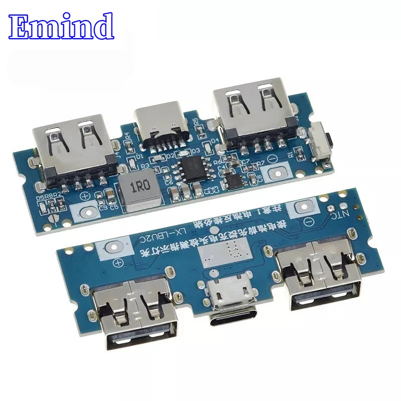 2/5/10/20/50Pcs Type-c Charging Port Dual Usb Charging Treasure Power Board Boost Module 2.4A Mobile Power DIY Motherboard 5V
2/5/10/20/50Pcs Type-c Charging Port Dual Usb Charging Treasure Power Board Boost Module 2.4A Mobile Power DIY Motherboard 5V