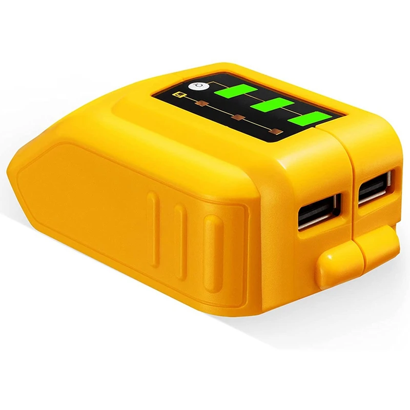 Новый 20V Max USB источник питания для преобразователей Dewalt DCB090, подходит для аккумуляторов Dewalt 20V/12V
Новый 20V Max USB источник питания для преобразователей Dewalt DCB090, подходит для аккумуляторов Dewalt 20V/12V