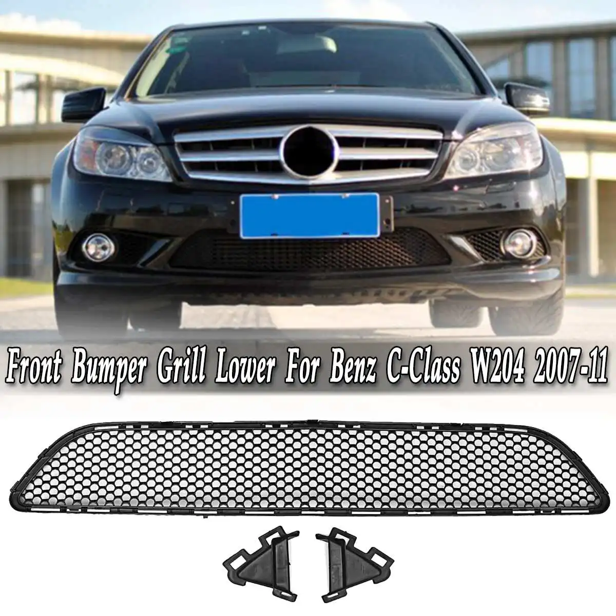 W204 Front Bumper Lower Grille Grill For Mercedes For Benz C-Class for AMG W204 2007-2011 Front Lower Racing Grills Mesh Grille
W204 Front Bumper Lower Grille Grill For Mercedes For Benz C-Class for AMG W204 2007-2011 Front Lower Racing Grills Mesh Grille