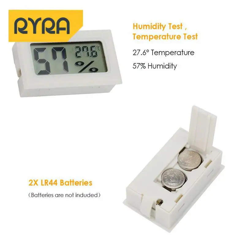 

Digital Hygrometer Simple Thermometers Lcd Electronic Hygrometer Measuring Tools Durable Mini Multi-function Hygrometers 1.5v