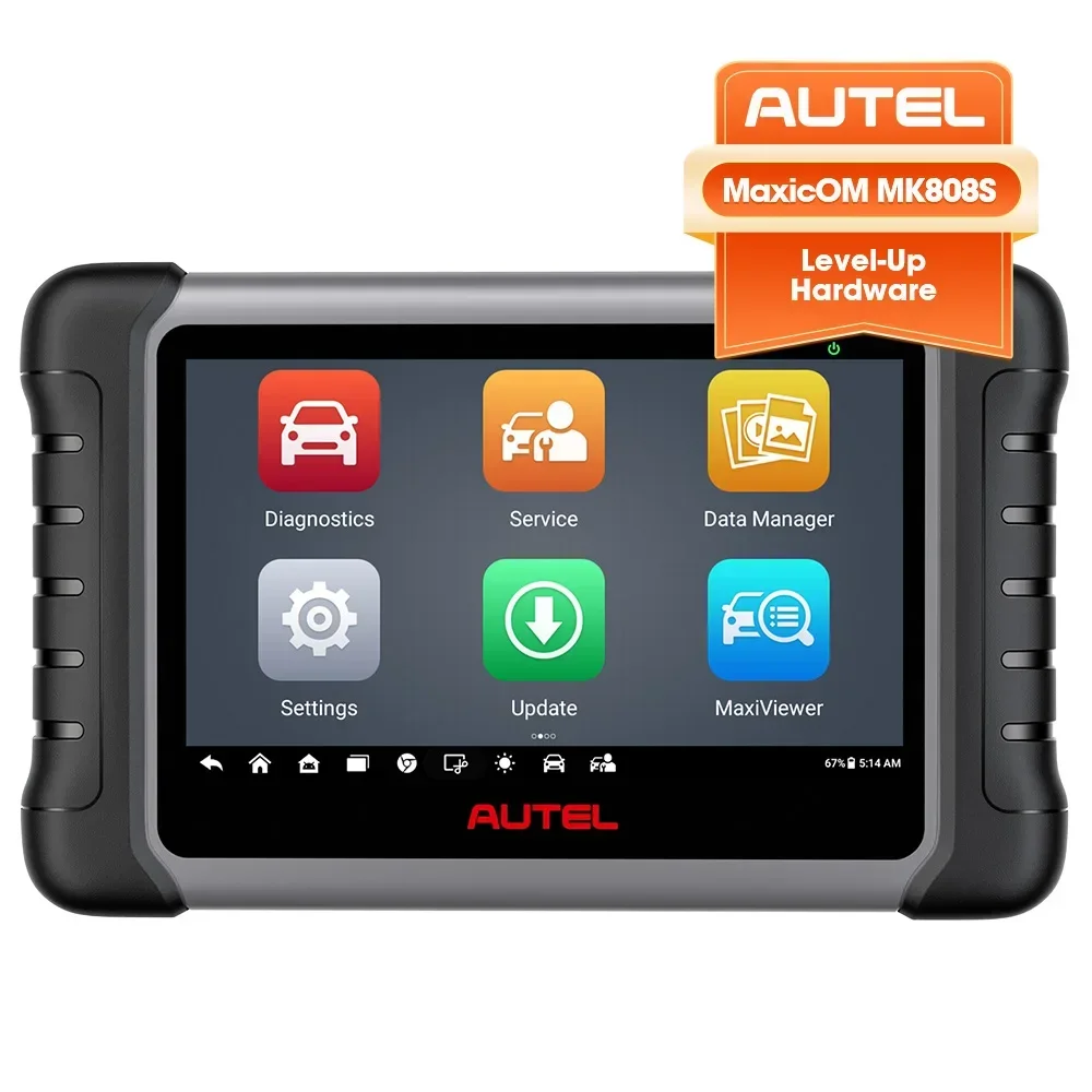 Оригинальный Autel MaxiCOM MK808S MK808TS 808 mk808 mx808 obd2 считыватель кодов сенсорный экран