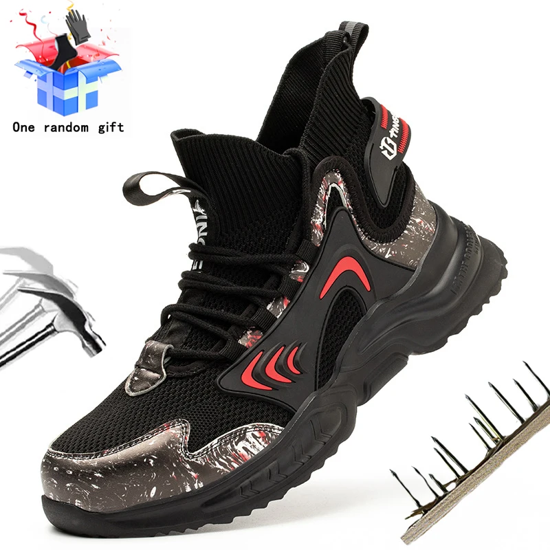 Safety Shoes New Fashion for Men Breathable Lightweight Work Sneakers Steel-toed Comfortable Indestructible Male Security Boots
Safety Shoes New Fashion for Men Breathable Lightweight Work Sneakers Steel-toed Comfortable Indestructible Male Security Boots