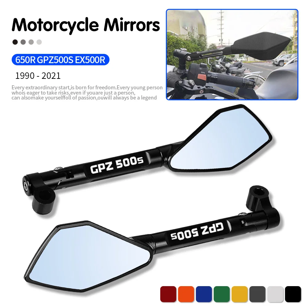 Motorcycle CNC Aluminum Rear View Rearview Mirrors Side Mirror Motorbike Accessories For KAWASAKI 650R GPZ500S EX500R 1990-2021
Motorcycle CNC Aluminum Rear View Rearview Mirrors Side Mirror Motorbike Accessories For KAWASAKI 650R GPZ500S EX500R 1990-2021