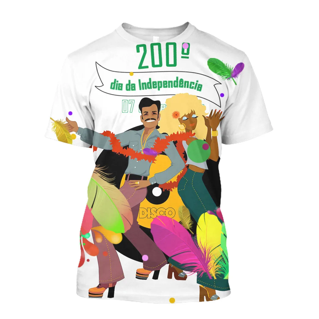 Jumeast Brasil Flag 3D Graphic T Shirts 200th Independence Day Printed T Shirt Fireworks September 7 Brasil Muisc Samba Tops
Jumeast Brasil Flag 3D Graphic T Shirts 200th Independence Day Printed T Shirt Fireworks September 7 Brasil Muisc Samba Tops