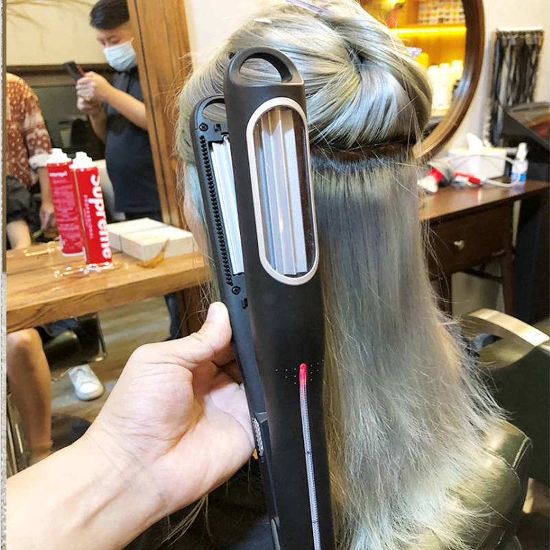 New 1pc Automatic Rotating Thermo-ceramic Corn Curling Iron Wool Roll Small Volume Electric Wave Style Hair Corn Splint curling
New 1pc Automatic Rotating Thermo-ceramic Corn Curling Iron Wool Roll Small Volume Electric Wave Style Hair Corn Splint curling