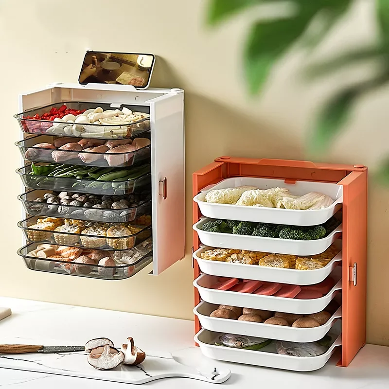 Kitchen Preparation Plate Organizer 6-Layer Cooking Dishes Tray Multi-Functional Wall Mount Racks Kitchen Organizer and Storage
Kitchen Preparation Plate Organizer 6-Layer Cooking Dishes Tray Multi-Functional Wall Mount Racks Kitchen Organizer and Storage