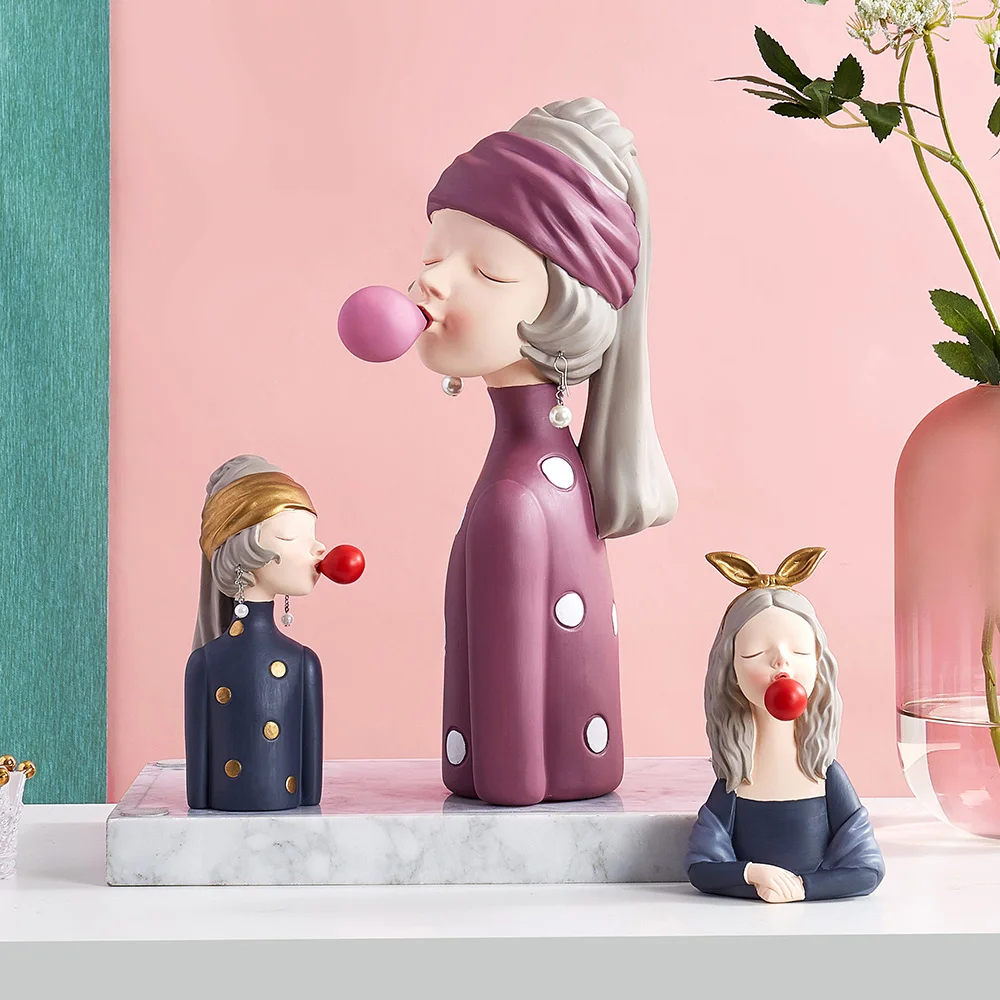nordic home decor figurines for interior living room desk decoration accessories statue sculpture Girl living room Ornaments
nordic home decor figurines for interior living room desk decoration accessories statue sculpture Girl living room Ornaments