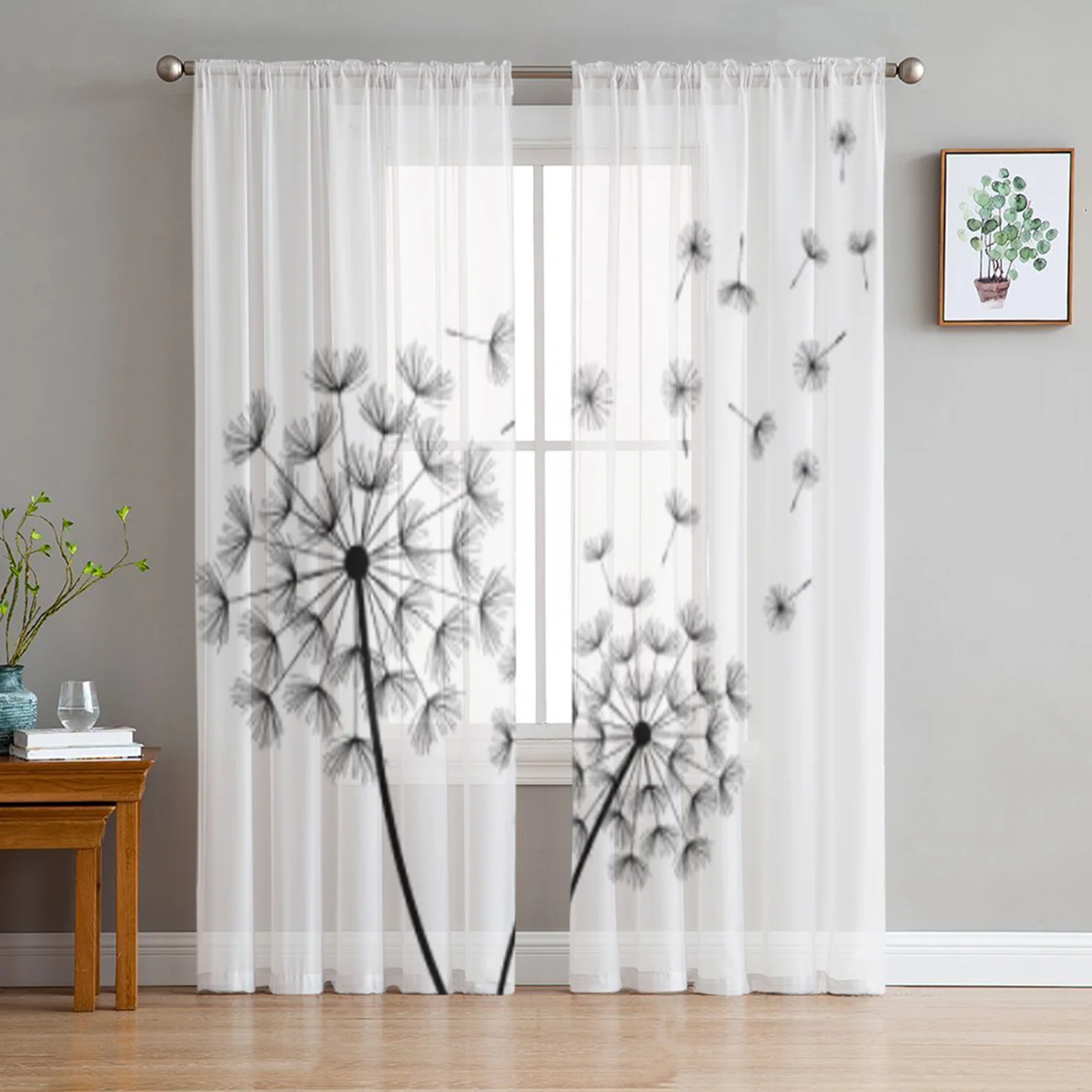 Dandelions Plant Nature White Background Tulle Sheer Curtains for Living Room Bedroom Kitchen Decoration Voile Organza Curtains
Dandelions Plant Nature White Background Tulle Sheer Curtains for Living Room Bedroom Kitchen Decoration Voile Organza Curtains