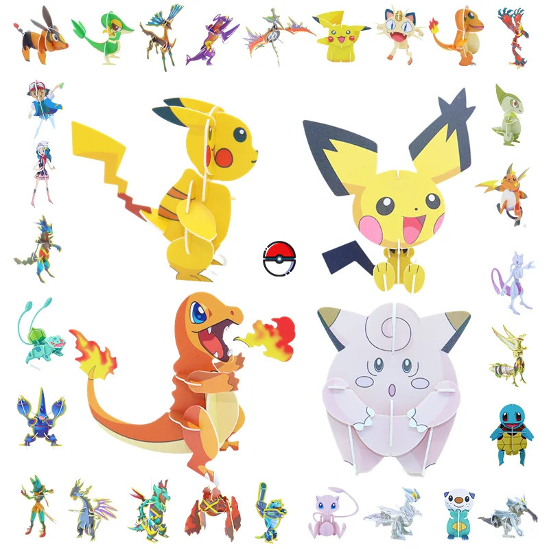 2022 Pokemon 3D Three Dimensional Puzzle Card Assembled Toy Charizard Pikachu Handson Class Puzzle Card 32 Styles Pokemon Toys
2022 Pokemon 3D Three Dimensional Puzzle Card Assembled Toy Charizard Pikachu Handson Class Puzzle Card 32 Styles Pokemon Toys