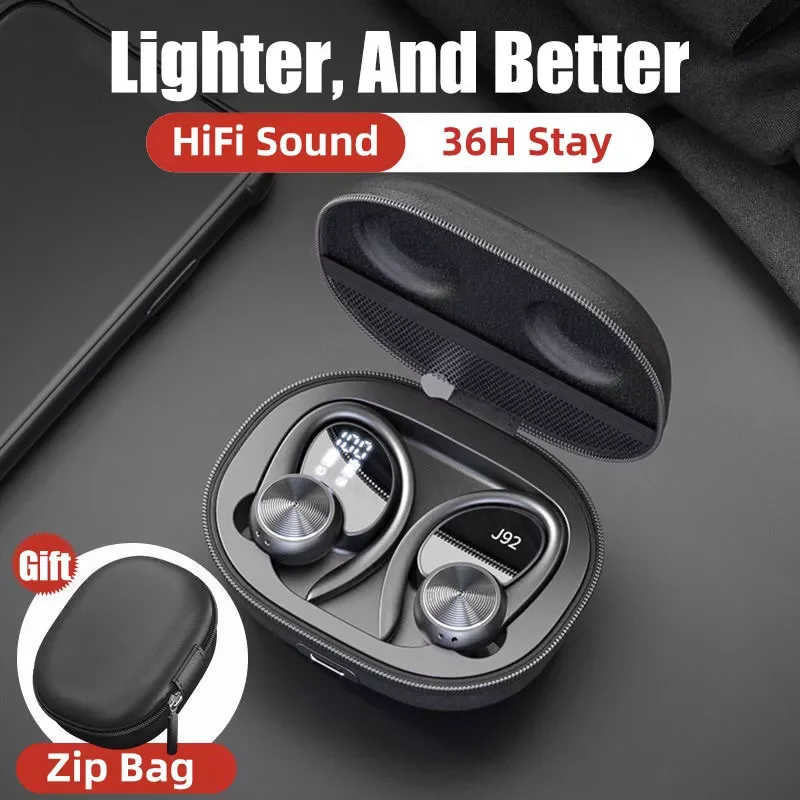 Sports TWS 5.0 Earphone Bluetooth Active Noise Cancellation Waterproof Wireless Headphones LED Display Headsets with Microphone
Sports TWS 5.0 Earphone Bluetooth Active Noise Cancellation Waterproof Wireless Headphones LED Display Headsets with Microphone