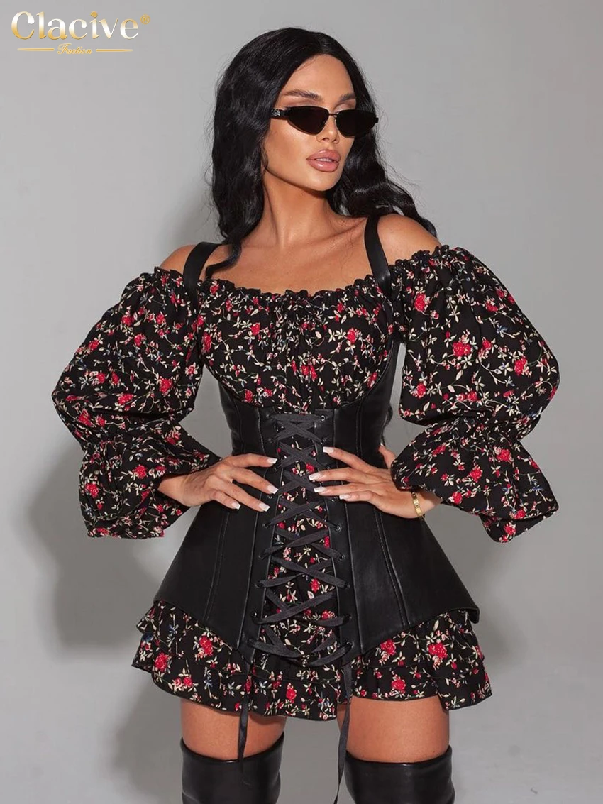 Clacive Fashion Slim Print Womens Dresses 2023 Bodycon Slash Neck Long Sleeve Mini Dress Elegant Bandage Corset Female Dress
Clacive Fashion Slim Print Womens Dresses 2023 Bodycon Slash Neck Long Sleeve Mini Dress Elegant Bandage Corset Female Dress