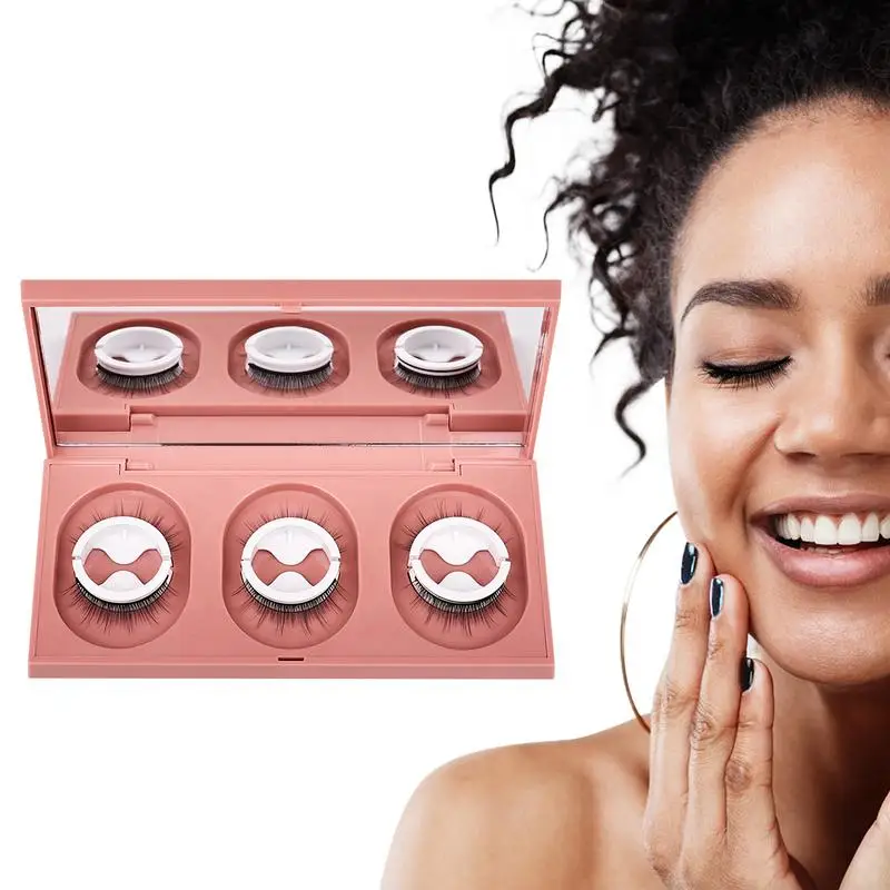 3 Pairs Reusable Self Adhesive Eyelashes No Glue Needed Wispy Eyelashes Preglued Lashes Eye Makeup Soft False Tool Fluffy
3 Pairs Reusable Self Adhesive Eyelashes No Glue Needed Wispy Eyelashes Preglued Lashes Eye Makeup Soft False Tool Fluffy