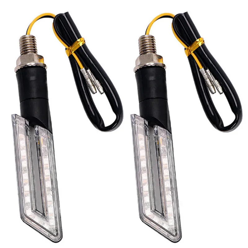 2 Pcs Motorcycle Led Blade Turn Signal Electric Car Turning Light Indicator Light Motorcycle Accessories
2 Pcs Motorcycle Led Blade Turn Signal Electric Car Turning Light Indicator Light Motorcycle Accessories