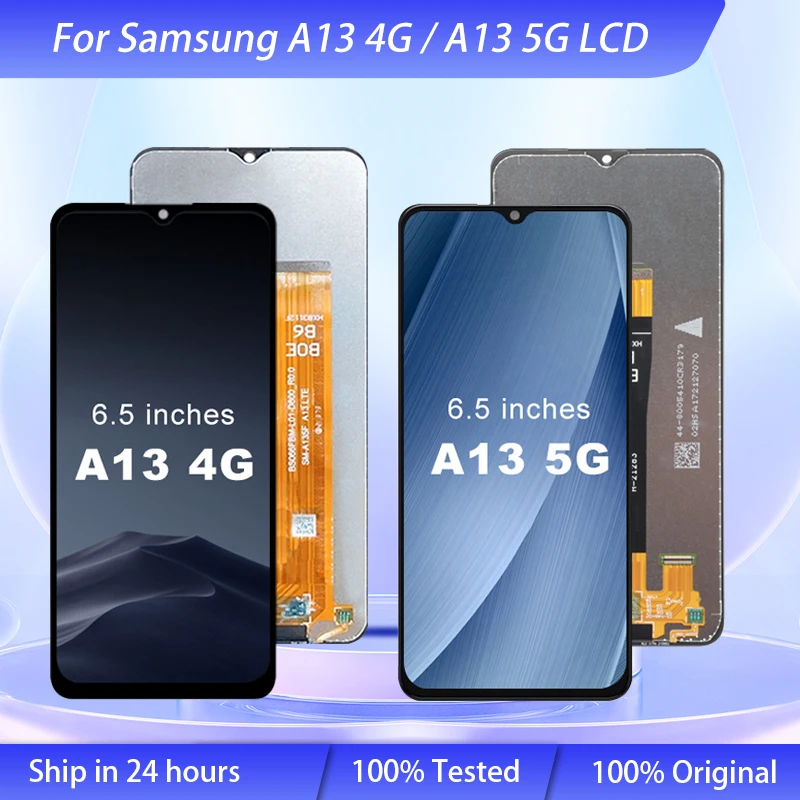 Wholesale 4G A135 Display For Samsung Galaxy A13 Lcd Screen Touch Digitizer A13 5G Display A136 A136U A136B Assembly With Frame
Wholesale 4G A135 Display For Samsung Galaxy A13 Lcd Screen Touch Digitizer A13 5G Display A136 A136U A136B Assembly With Frame