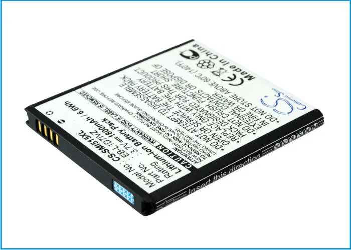 Cameron Sino Mobile SmartPhone Replacement Li-ion Battery 1800mAh For EB-L1D7IVZ Orange Galaxy Nexus, Galaxy Free Tools
Cameron Sino Mobile SmartPhone Replacement Li-ion Battery 1800mAh For EB-L1D7IVZ Orange Galaxy Nexus, Galaxy Free Tools