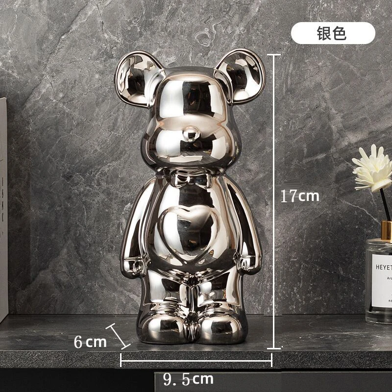 Керамическая статуэтка медведь скандинавского стиля 
Керамическая статуэтка медведь скандинавского стиля