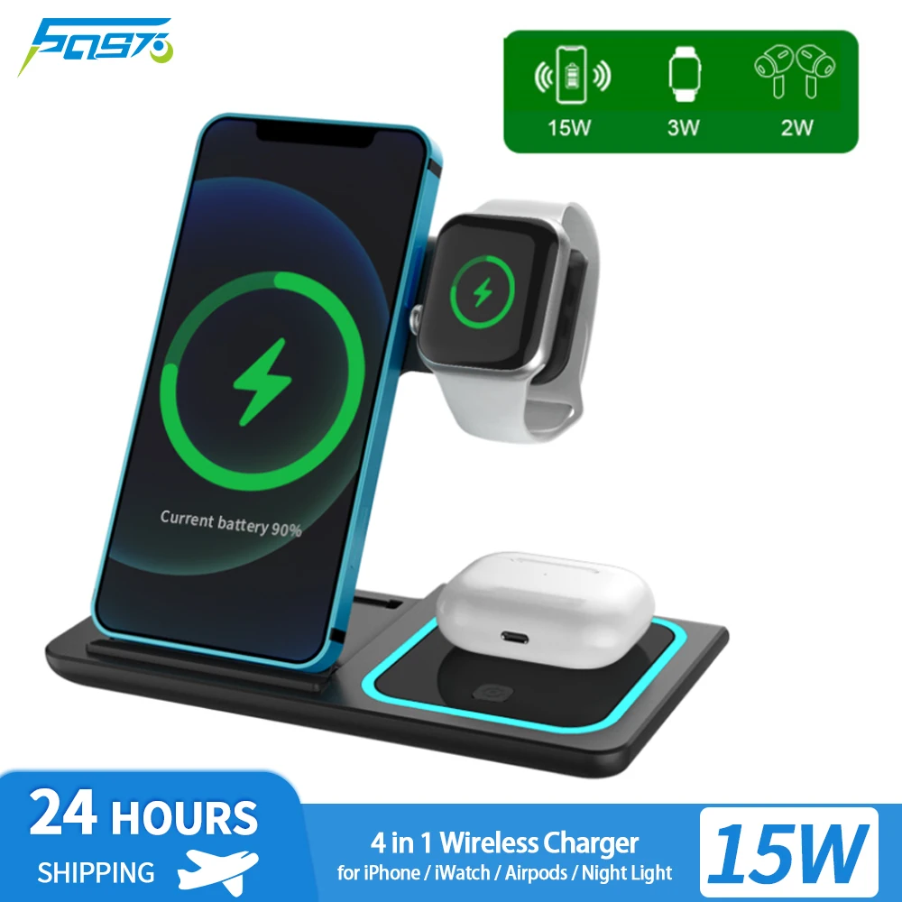 4in1 Wireless Apple Charger Stand Foldable Type C Fast Phone Charging Station For iPhone 8 Plus 12 13 14 Pro Max iWatch Airpods
4in1 Wireless Apple Charger Stand Foldable Type C Fast Phone Charging Station For iPhone 8 Plus 12 13 14 Pro Max iWatch Airpods