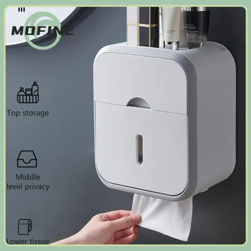 Bathroom Accessories Toilet Paper Holder Punch Free Waterproof Organizer Bathroom Wall Shelf Hanger Rack Wall Mounted Tissue Box
Bathroom Accessories Toilet Paper Holder Punch Free Waterproof Organizer Bathroom Wall Shelf Hanger Rack Wall Mounted Tissue Box