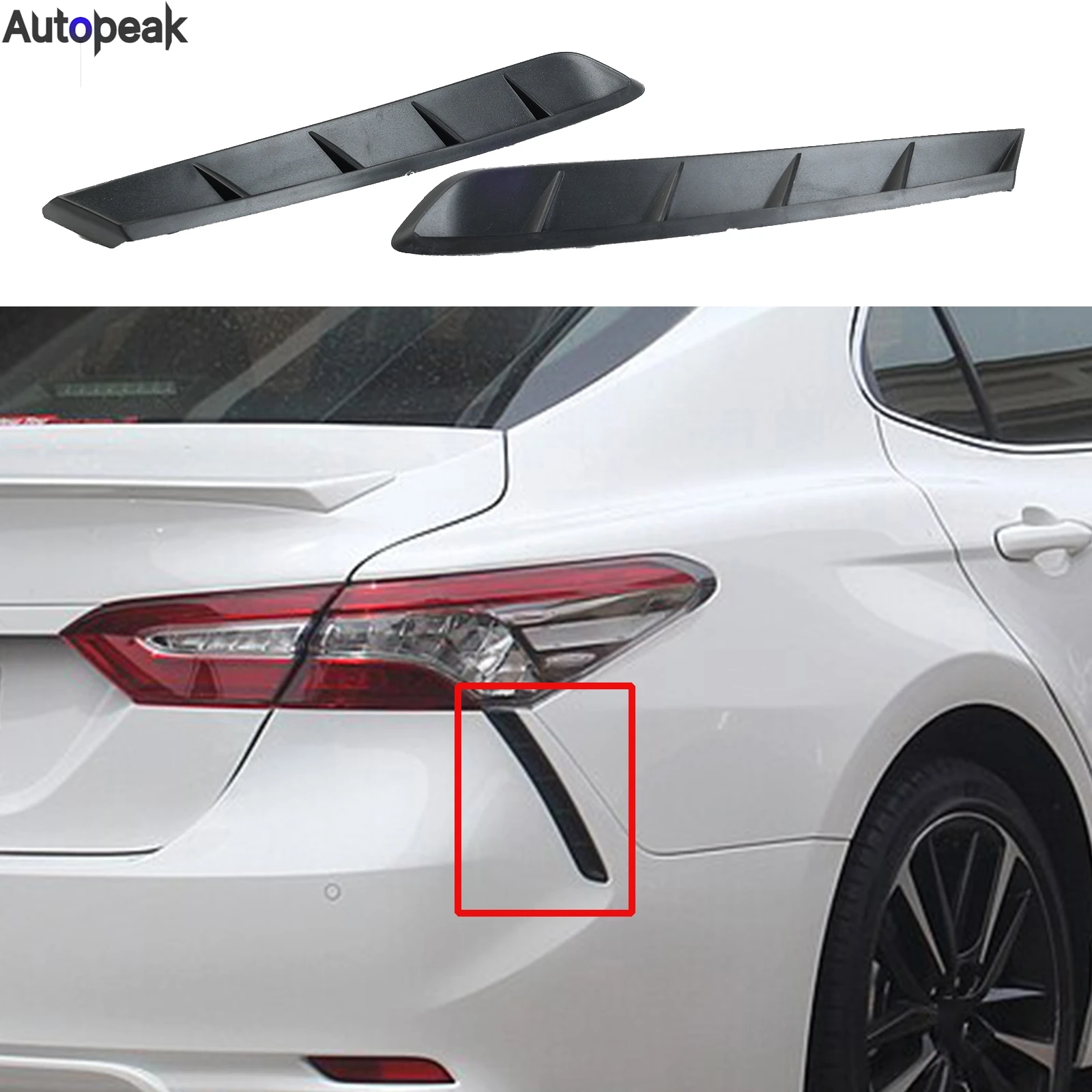 2X для Toyota Camry Hybrid SE XSE L LE XLE, задний левый и правый боковой бампер, удлинитель, накладка, литая рамка, пластиковые автомобильные аксессуары
2X для Toyota Camry Hybrid SE XSE L LE XLE, задний левый и правый боковой бампер, удлинитель, накладка, литая рамка, пластиковые автомобильные аксессуары