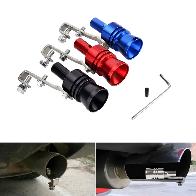 

car modified motorcycle exhaust pipe sounder sounder modified turbo whistle universal tail whistle accessories Mufflers