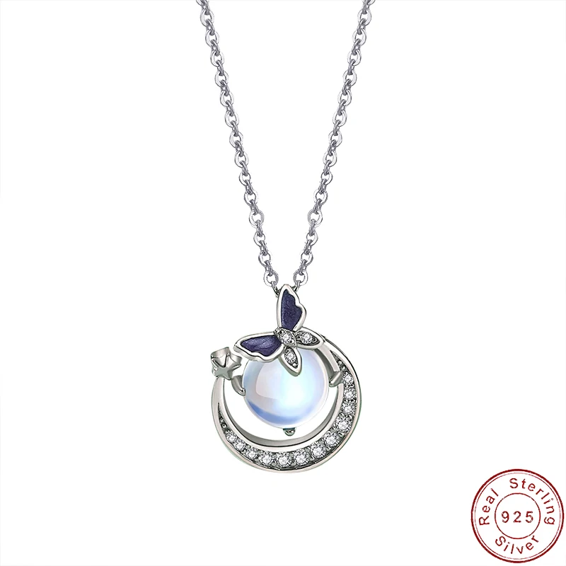 JIALY Fine European S925 Sterling Silver Butterfly Moon Necklace AAA CZ For Women Birthday Jewelry Gift new
JIALY Fine European S925 Sterling Silver Butterfly Moon Necklace AAA CZ For Women Birthday Jewelry Gift new
