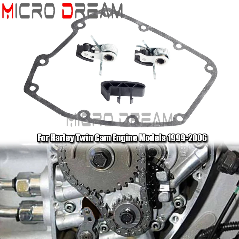 Для Harley Twin Cam Dyna FLHT FLTR FLHR 1999-2006 натяжитель цепи мотоцикла внешний/внутренний Полный комплект с направляющей крышкой прокладки
Для Harley Twin Cam Dyna FLHT FLTR FLHR 1999-2006 натяжитель цепи мотоцикла внешний/внутренний Полный комплект с направляющей крышкой прокладки