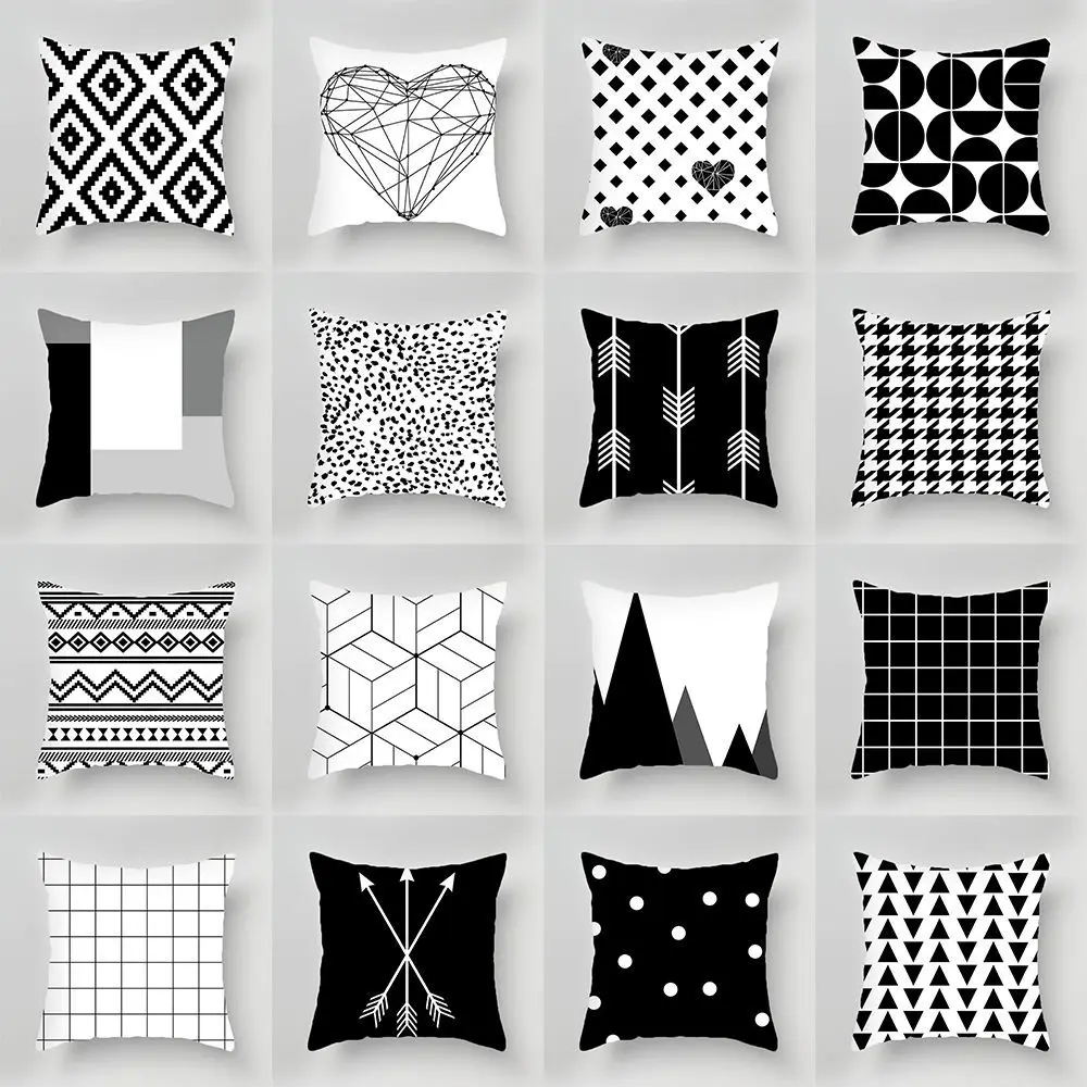 Nordic Minimalist Geometric Black and White Pillow Case Nap Multifunctional Cushion Cover Backrest Inside The Car Throw Pillow
Nordic Minimalist Geometric Black and White Pillow Case Nap Multifunctional Cushion Cover Backrest Inside The Car Throw Pillow