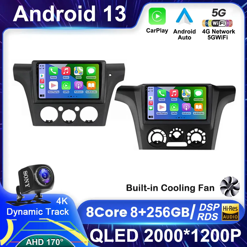 9" QLED Car Radio Stereo For Mitsubishi Outlander 1 2002 - 2008 Autoradio Android 12 Auto Carplay Navigation GPS BT 4G Head Unit
9" QLED Car Radio Stereo For Mitsubishi Outlander 1 2002 - 2008 Autoradio Android 12 Auto Carplay Navigation GPS BT 4G Head Unit
