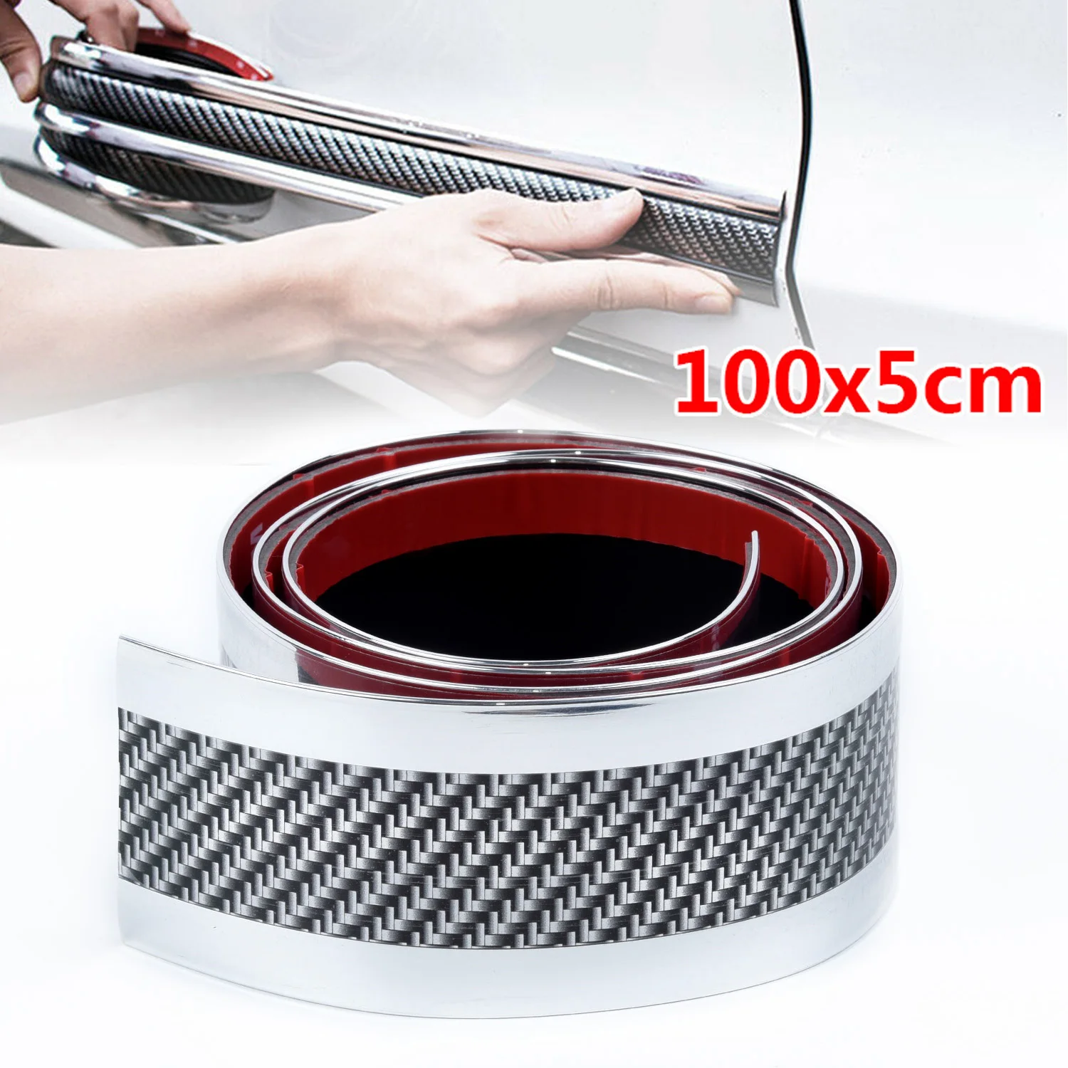 Protector Edge Guard 5CM*1M Roll Anti-scratch Parts Carbon Fiber Pattern Car Anti-collision Strip
Protector Edge Guard 5CM*1M Roll Anti-scratch Parts Carbon Fiber Pattern Car Anti-collision Strip