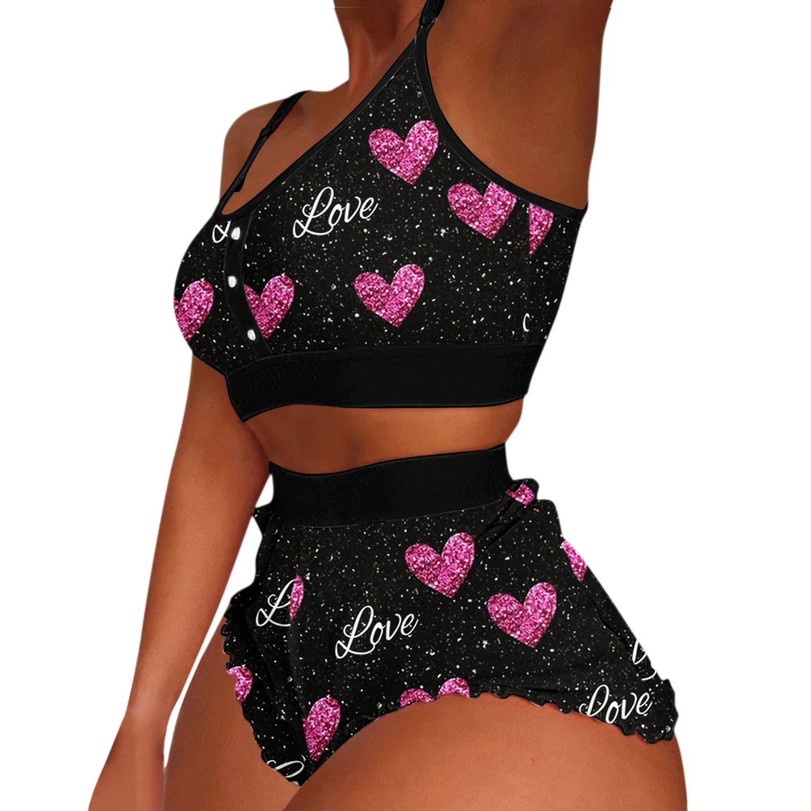 Women Sexy Printing Pajamas Sleeveless Cami Shorts Lingerie Sleepwear Set Womens Swimming Suit
Women Sexy Printing Pajamas Sleeveless Cami Shorts Lingerie Sleepwear Set Womens Swimming Suit