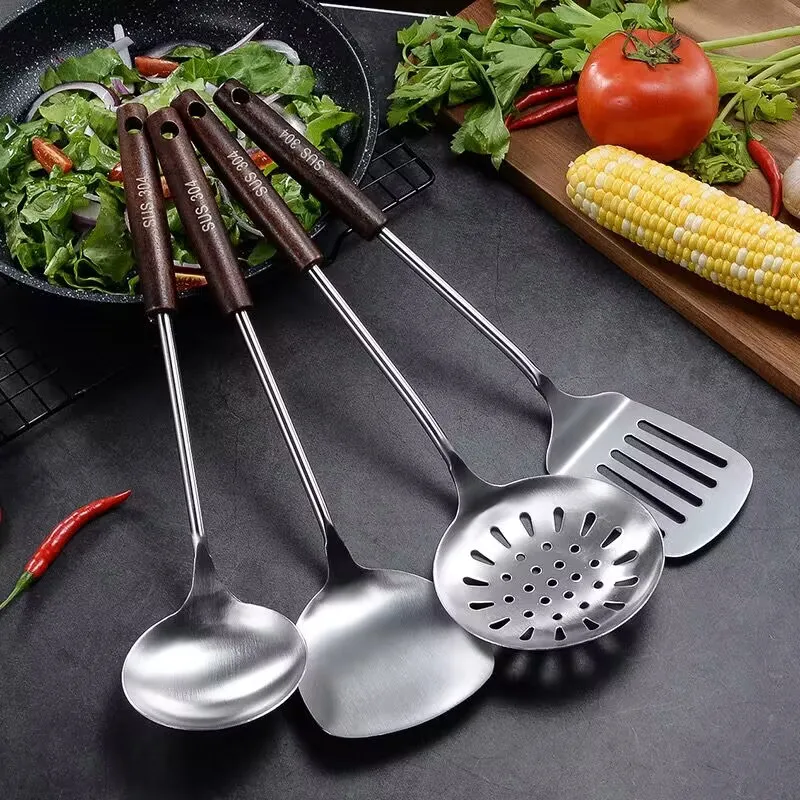 304Lange Steel Rvs Wok Spatel Cooking Equpment Kitchen Utensils Keuken Sleuven Rijst Lepel Kookgerei Gebruiksvoorwerp Set Turner
304Lange Steel Rvs Wok Spatel Cooking Equpment Kitchen Utensils Keuken Sleuven Rijst Lepel Kookgerei Gebruiksvoorwerp Set Turner