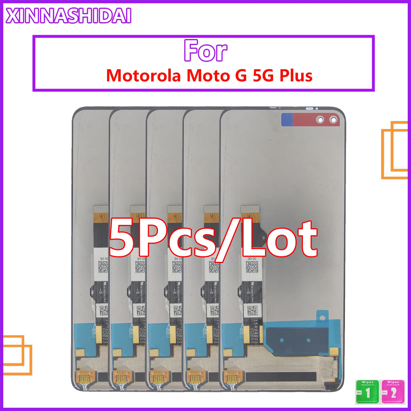 5 шт./лот для Motorola Moto G 5G Plus, ЖК-дисплей, сенсорный экран, дигитайзер в сборе, замена для Motorola Moto G 5G Plus
5 шт./лот для Motorola Moto G 5G Plus, ЖК-дисплей, сенсорный экран, дигитайзер в сборе, замена для Motorola Moto G 5G Plus