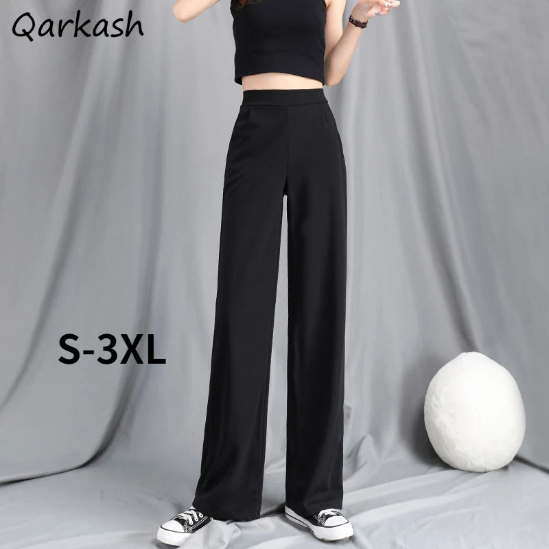 Casual Pants Women High Waist Pure Color Summer Loose Minimalist All-match Female Daily S-3XL Hot Sale Trousers Simple Elegant
Casual Pants Women High Waist Pure Color Summer Loose Minimalist All-match Female Daily S-3XL Hot Sale Trousers Simple Elegant