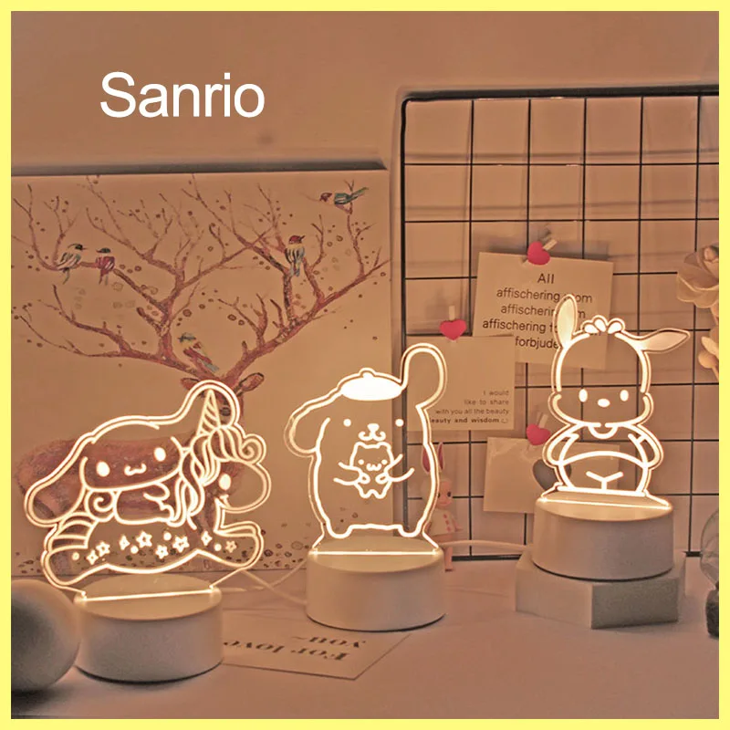 Kawaii Sanrio Kuromi Cinnamoroll Night Light Cute Cartoon Girl Style Night Light Dormitory Bedroom Plug-in Soft Light Table Lamp
Kawaii Sanrio Kuromi Cinnamoroll Night Light Cute Cartoon Girl Style Night Light Dormitory Bedroom Plug-in Soft Light Table Lamp