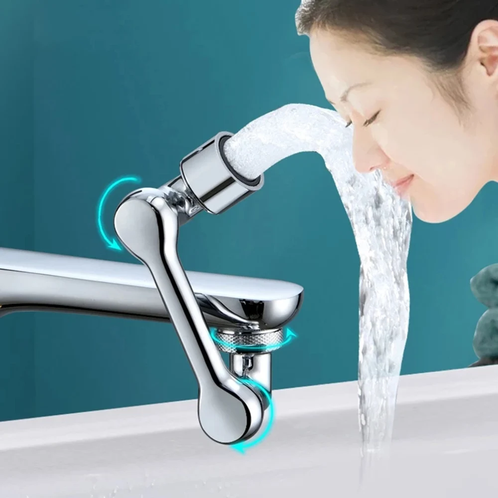 Universal 1080 Degree Rotatable Faucet Extender Sprayer Head Universal Kitchen Bathroom Tap Extend Adapter Aerator Robotic Arm
Universal 1080 Degree Rotatable Faucet Extender Sprayer Head Universal Kitchen Bathroom Tap Extend Adapter Aerator Robotic Arm
