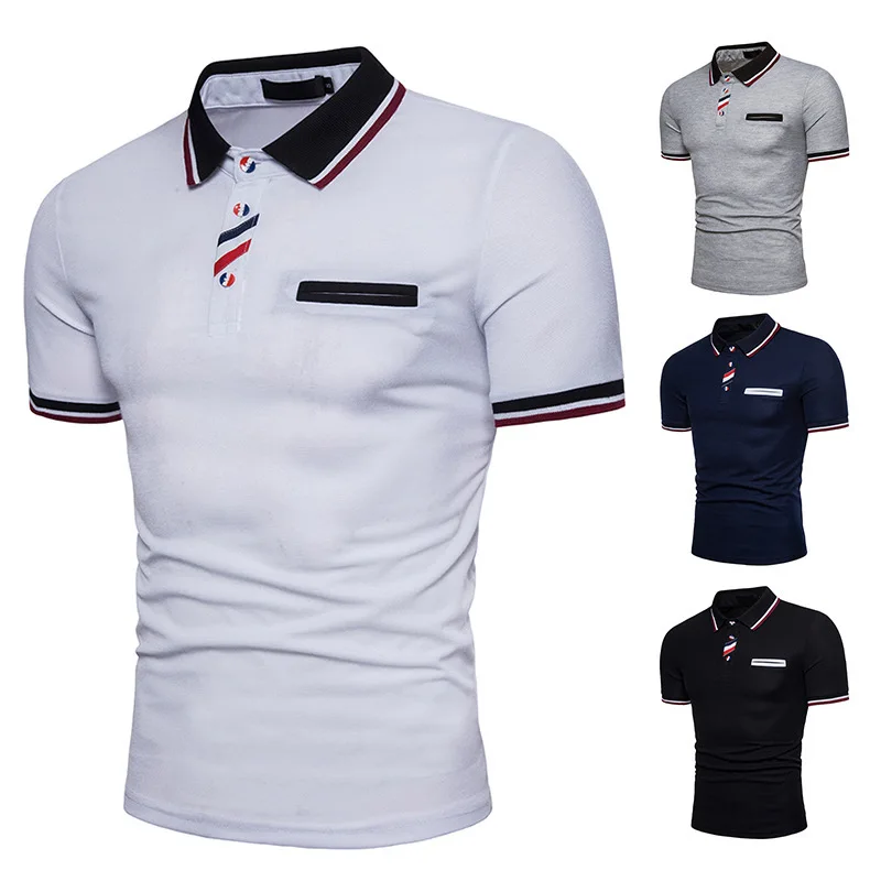 Summer Men's Polo Short Sleeve Tops Business Polo Shirt Mens Social Fashion T Shirt Lapel Slim Fit Casual Men's Clothing Large
Summer Men's Polo Short Sleeve Tops Business Polo Shirt Mens Social Fashion T Shirt Lapel Slim Fit Casual Men's Clothing Large