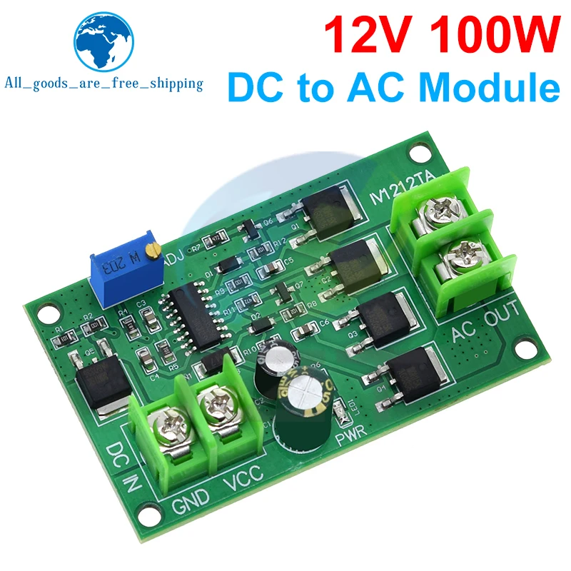 Инвертор TZT 100 Вт DC 12В в AC 220В
Инвертор TZT 100 Вт DC 12В в AC 220В