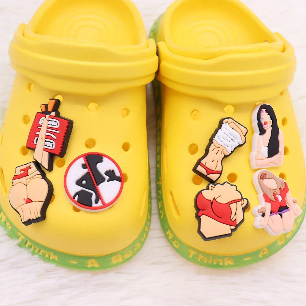 1pcs Sexy Lady Shoes Accessories Woman Garden Shoe Buckle Decorations Fit Croc Jibz Charm Holiday Present
1pcs Sexy Lady Shoes Accessories Woman Garden Shoe Buckle Decorations Fit Croc Jibz Charm Holiday Present