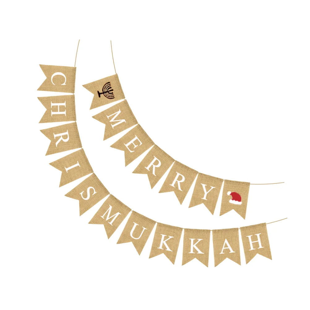 Wedding Decoration Swallowtail Flag Christmas Banner Linen Party Garland Decorate
Wedding Decoration Swallowtail Flag Christmas Banner Linen Party Garland Decorate