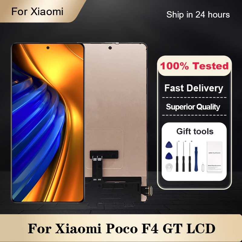 1Pcs 6.67 Inch For Xiaomi POCO F4 GT Lcd Touch Panel Glass Screen Digitizer Assembly 21121210G Display Free Shipping With Tools
1Pcs 6.67 Inch For Xiaomi POCO F4 GT Lcd Touch Panel Glass Screen Digitizer Assembly 21121210G Display Free Shipping With Tools