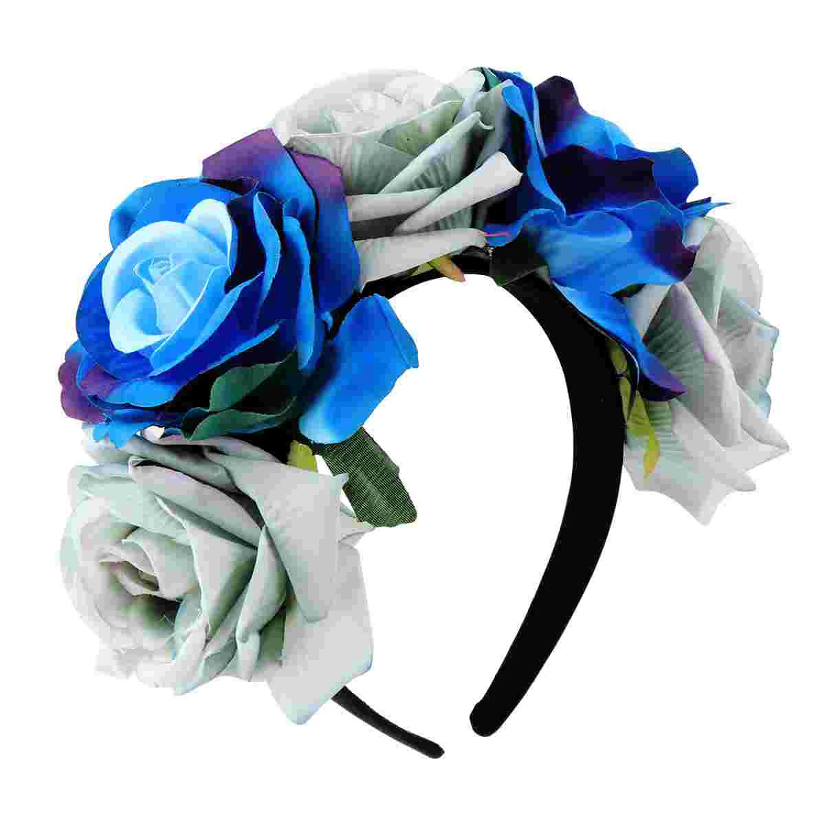 Rose Flower Headband Floral Hair Hoop Simulated Flowers Headdress Christmas Party Fabric Halloween Bride
Rose Flower Headband Floral Hair Hoop Simulated Flowers Headdress Christmas Party Fabric Halloween Bride