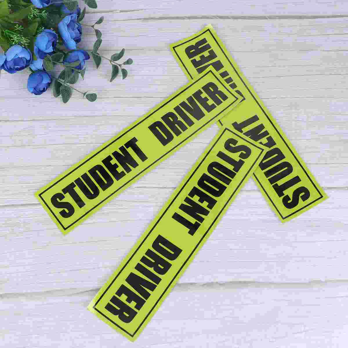 3PCS Car Sticker Eye-Catching STUDENT DRIVER Decals Novice Adhesive Sticker Safety Signs for Car Vehicle Stickers on
3PCS Car Sticker Eye-Catching STUDENT DRIVER Decals Novice Adhesive Sticker Safety Signs for Car Vehicle Stickers on
