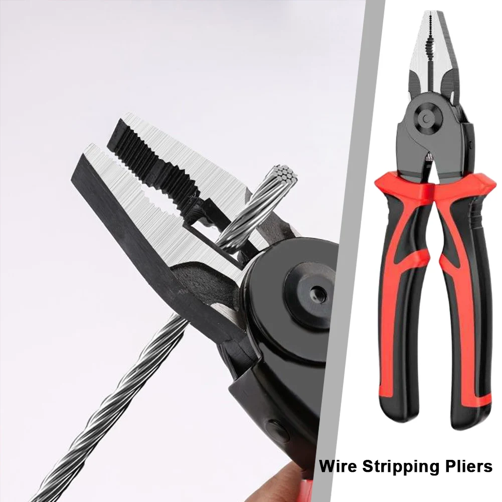 5 in 1 Wire Stripping Pliers Replaceable Multifunctional Pliers Portable Needle Nosed Pliers Non-Slip Handle Wiring Tools
5 in 1 Wire Stripping Pliers Replaceable Multifunctional Pliers Portable Needle Nosed Pliers Non-Slip Handle Wiring Tools