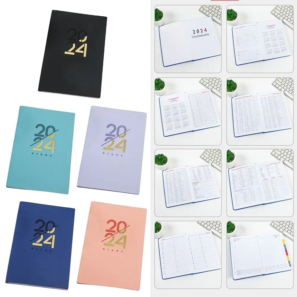 PU Leather 2024 English Agenda Book Durable A5 365 Days Calendar Book Notebook Students
PU Leather 2024 English Agenda Book Durable A5 365 Days Calendar Book Notebook Students