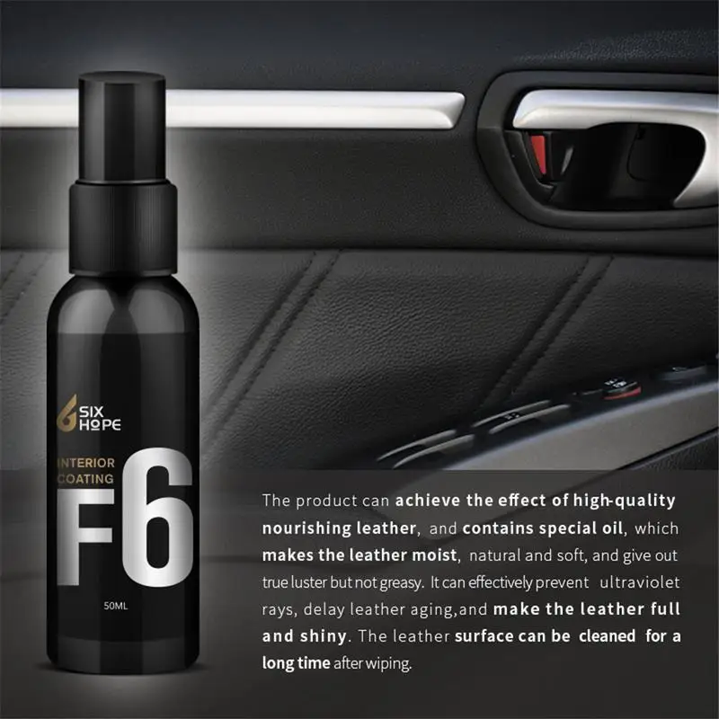 Automobile Interior Leather Cleaner Agent Vehicle Leather Coating Supplies Car Seat Maintenance Liquid Detergent Supplies
Automobile Interior Leather Cleaner Agent Vehicle Leather Coating Supplies Car Seat Maintenance Liquid Detergent Supplies