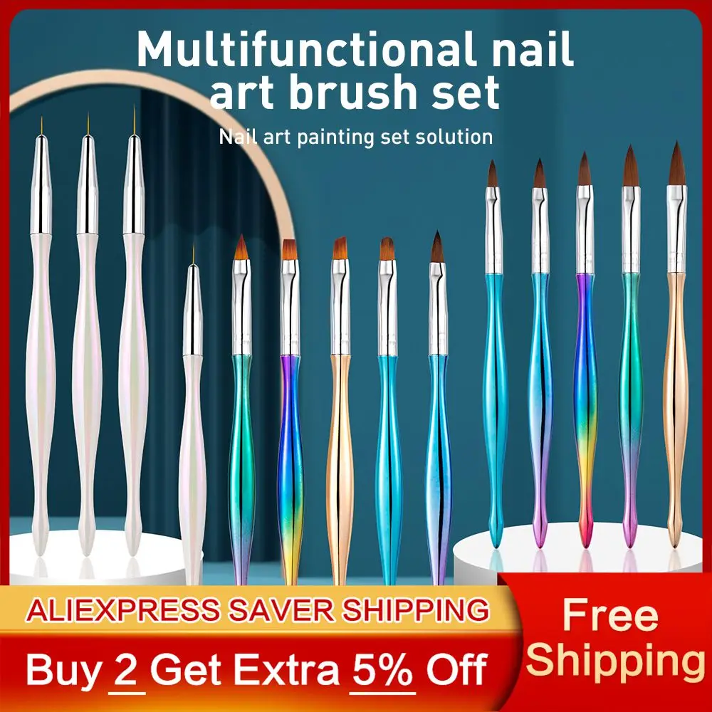 8 шт./набор, кисти для рисования УФ-гелем 
8 шт./набор, кисти для рисования УФ-гелем