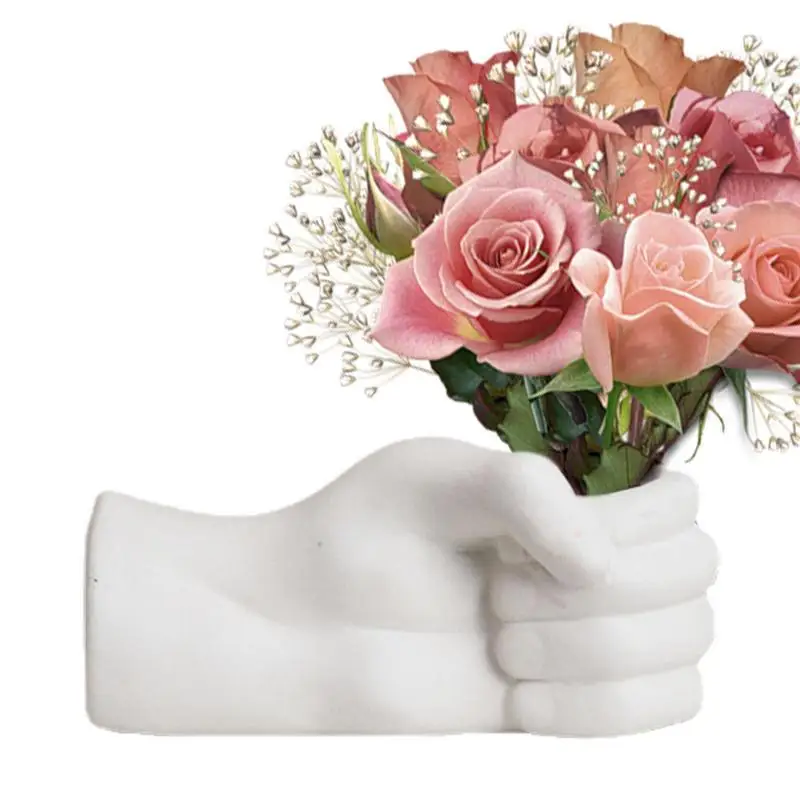 Ceramic Hand Vase Nordic Creativity Flower Vase Modern Aesthetic Vase Feminist Statue Anatomical Form Planter For Flowers Plants
Ceramic Hand Vase Nordic Creativity Flower Vase Modern Aesthetic Vase Feminist Statue Anatomical Form Planter For Flowers Plants